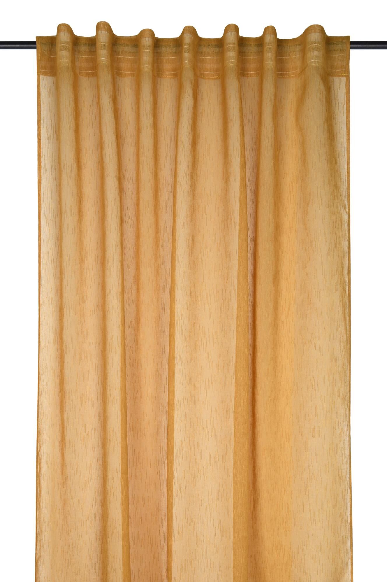 Vorhang Gardine Ocker
