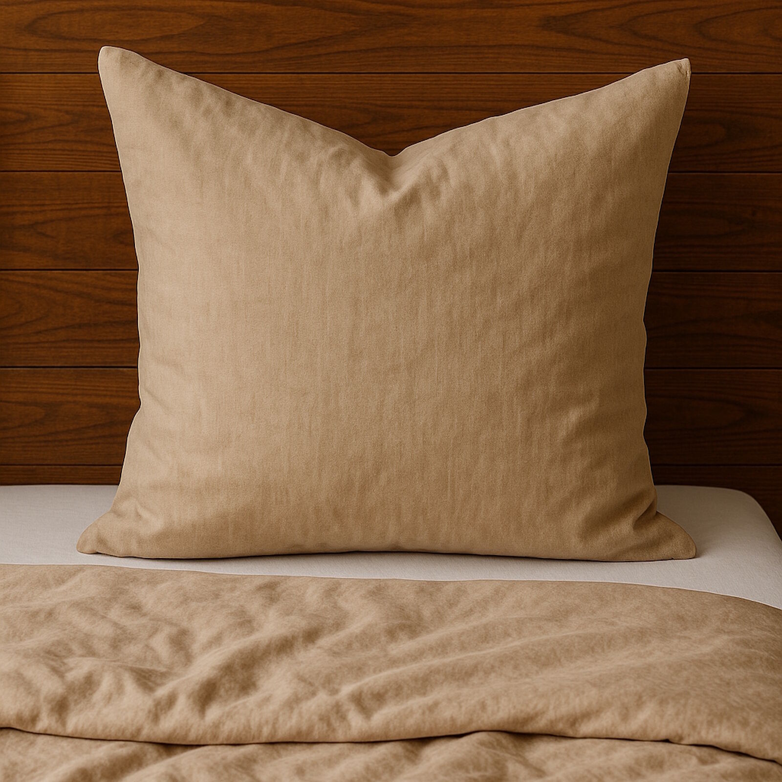 Leinen Bettwäsche Beige