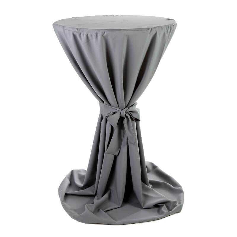 Stehtischhusse Polyester-70-75 cm-Grau