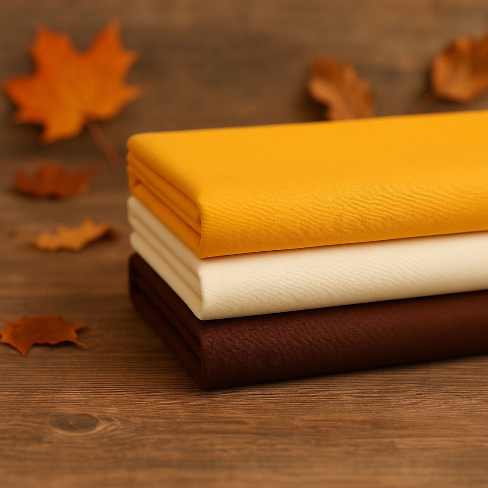 Stoffpaket Goldener Weg Creme Gelb Braun 3m