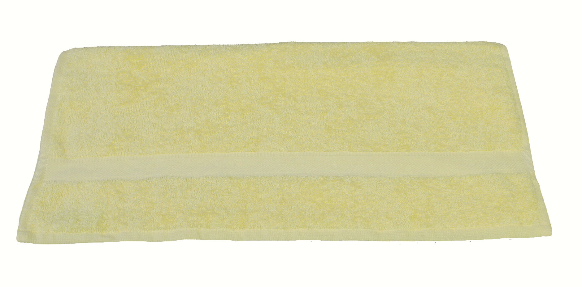 Handtuch 50x100 cm Borte Gelb