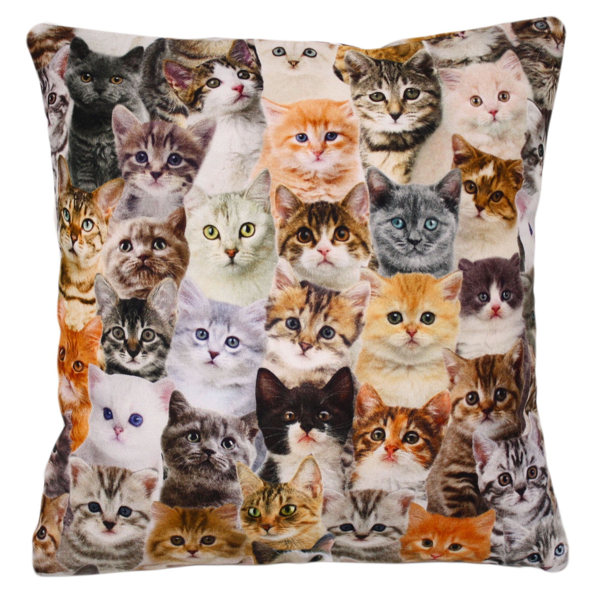 Kissenbezug Katzen Kinder Baumwolle-30x30 cm