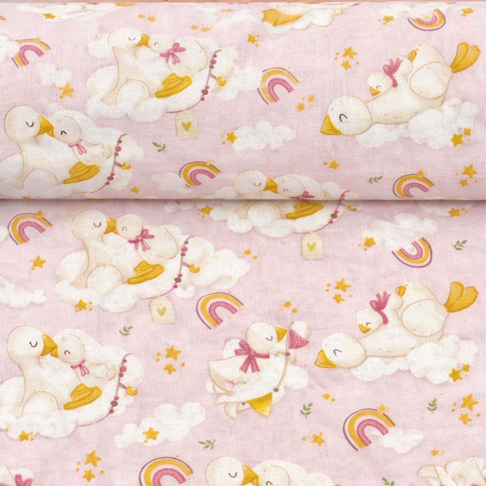 Stoff Blumen Blümchen Streumuster Baumwolle