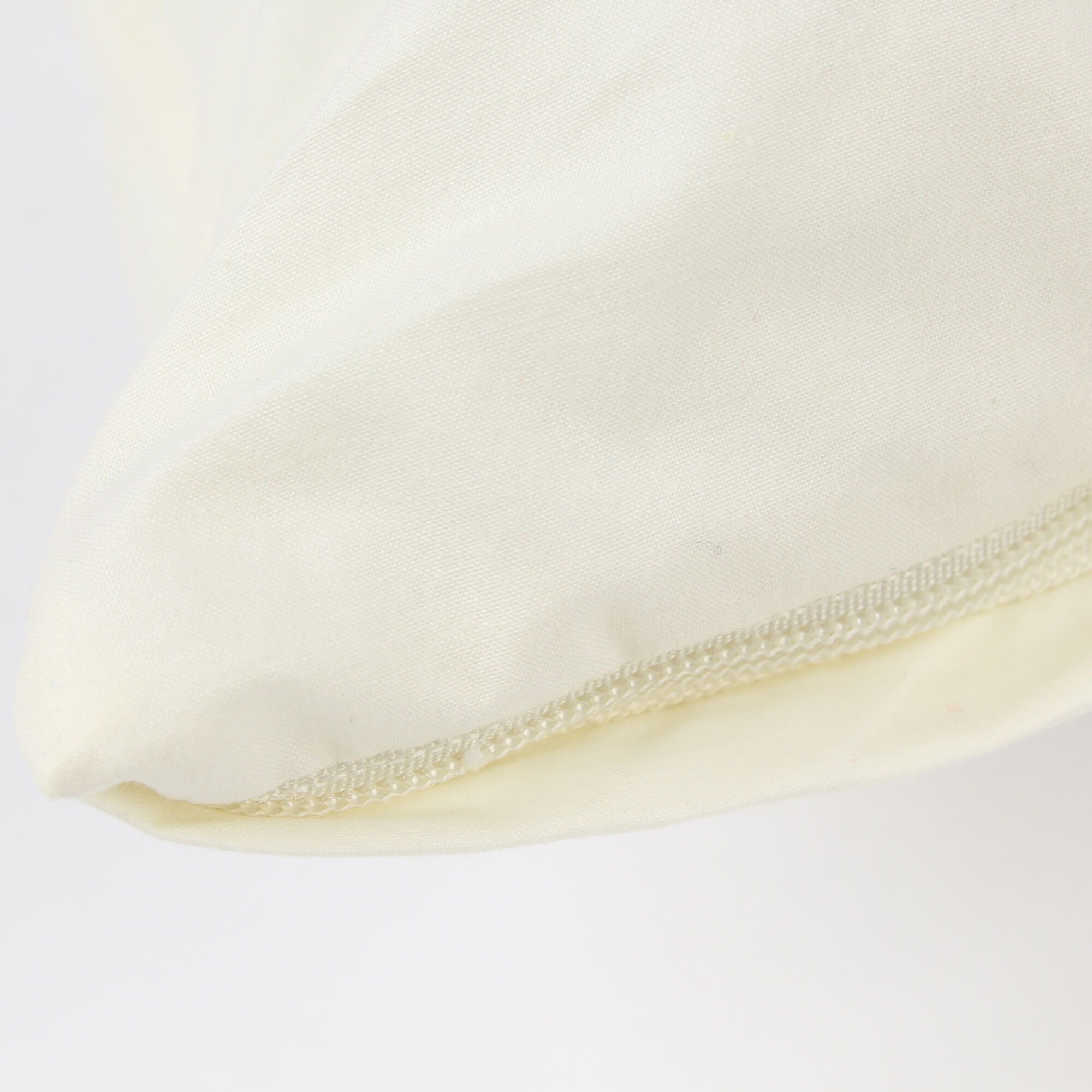Kissenbezug 40x40 cm Dupion Seide Creme