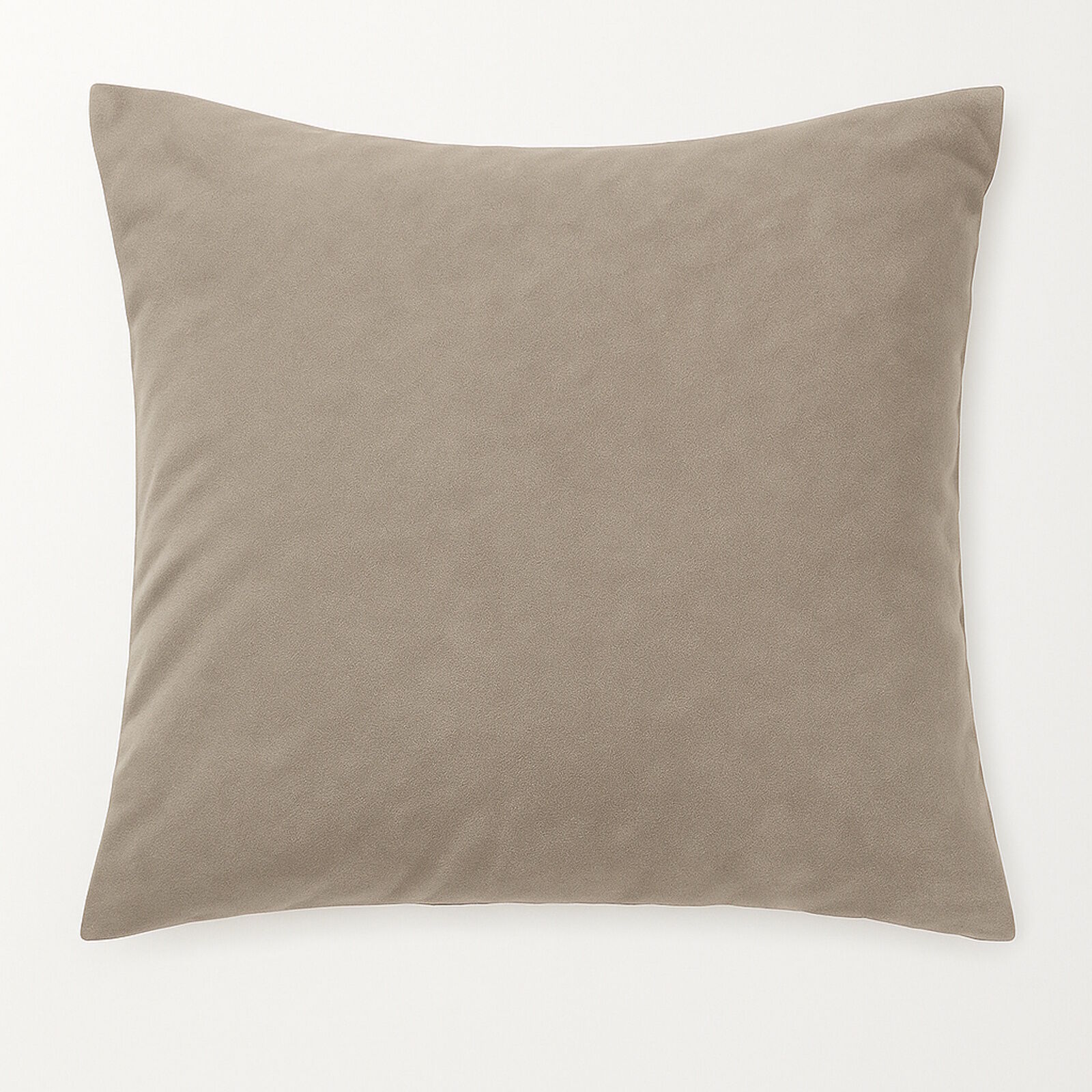 Kunstleder Kissenbezug Hellgrau