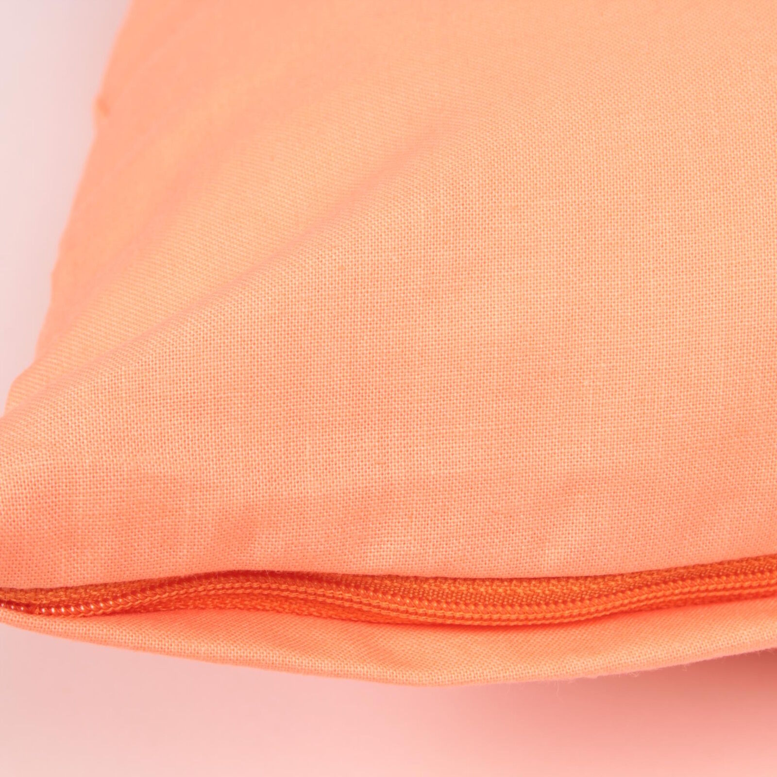 Kissenbezug Baumwolle Uni Apricot – 40x60 cm