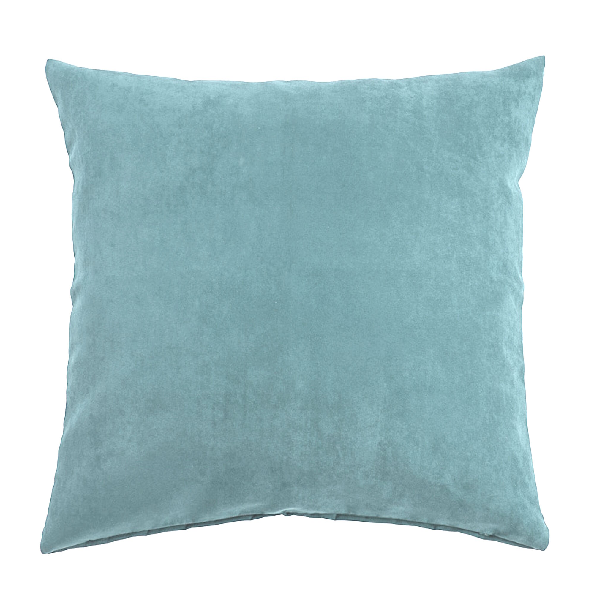 Kunstleder Kissenbezug 50x50 cm Pastellblau3