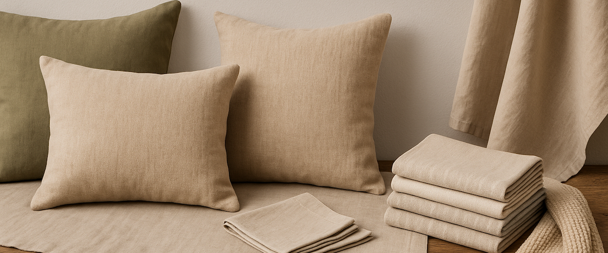 Natürliche Heimtextilien