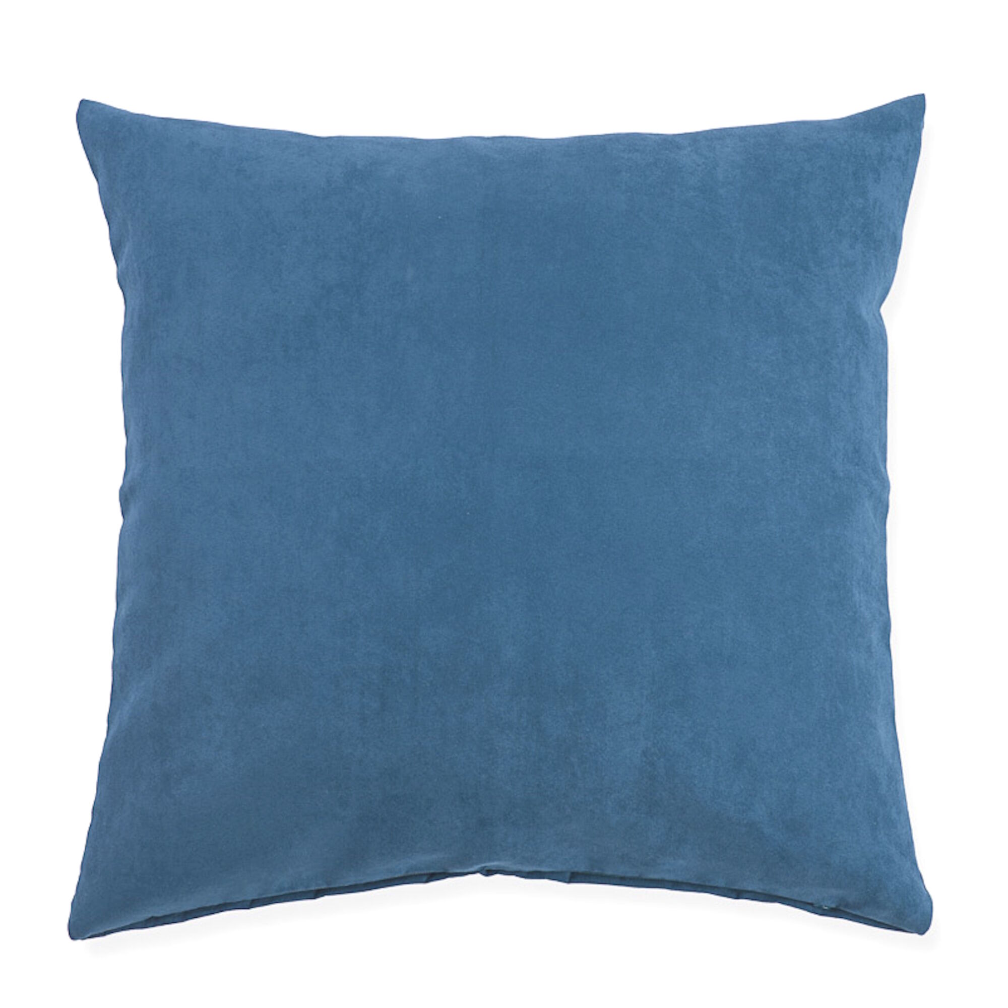 Kunstleder Kissenbezug 40x40 cm Fernblau 2