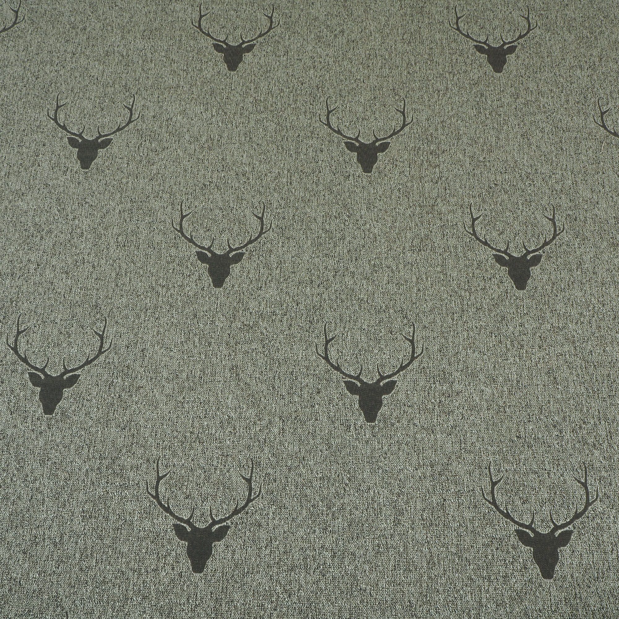Stoff Meterware Hirsch Egon Braun Wene-Jaquard Polyester