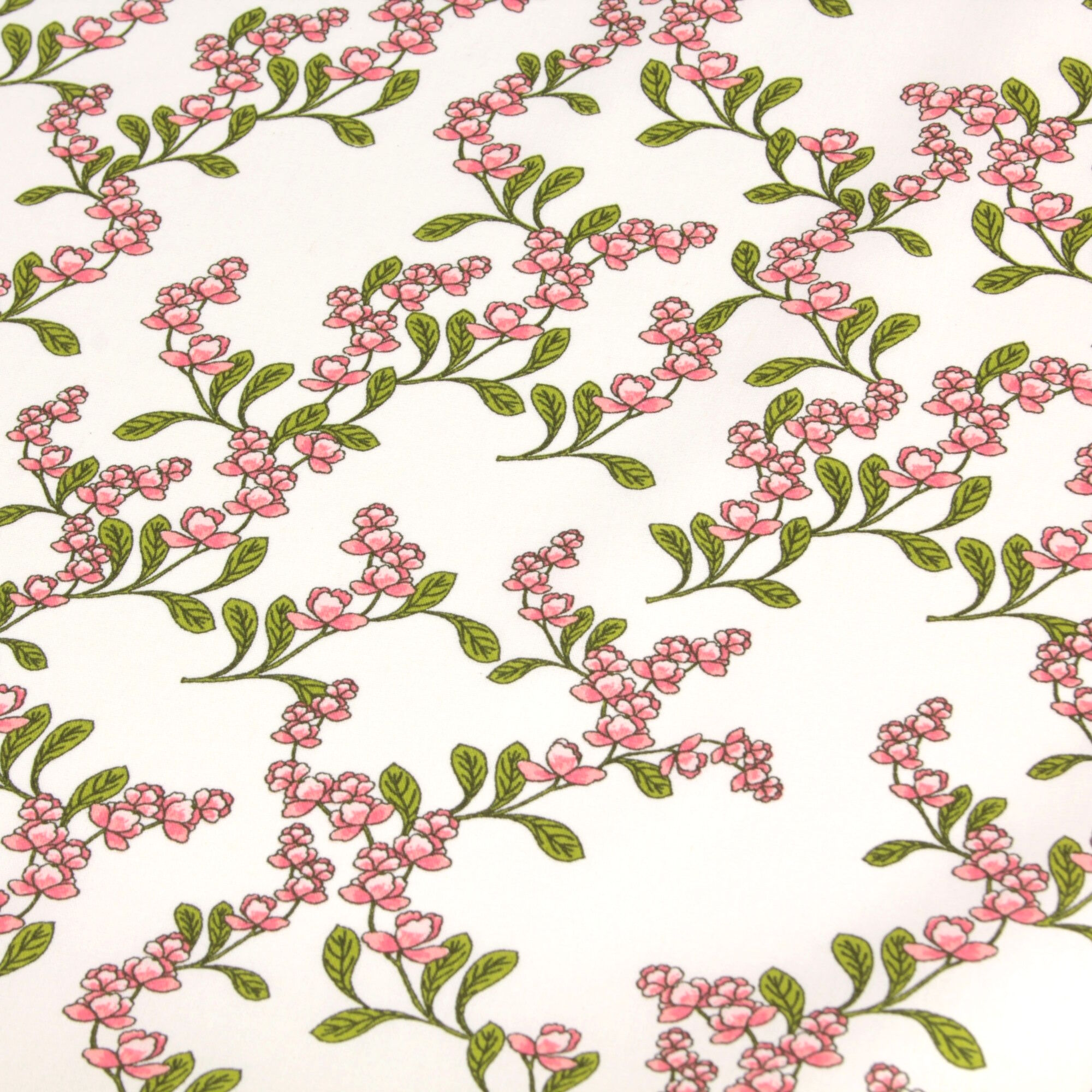 Stoff Meterware Blumen Blüten Fiona Baumwolle