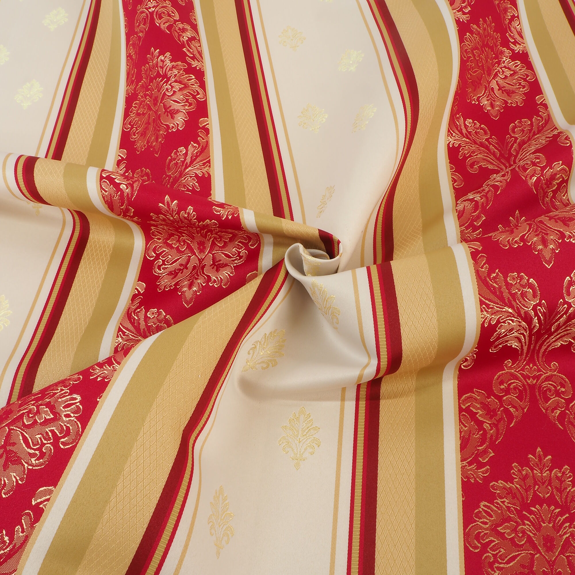 Stoff Meterware königliche Streifen Polyester