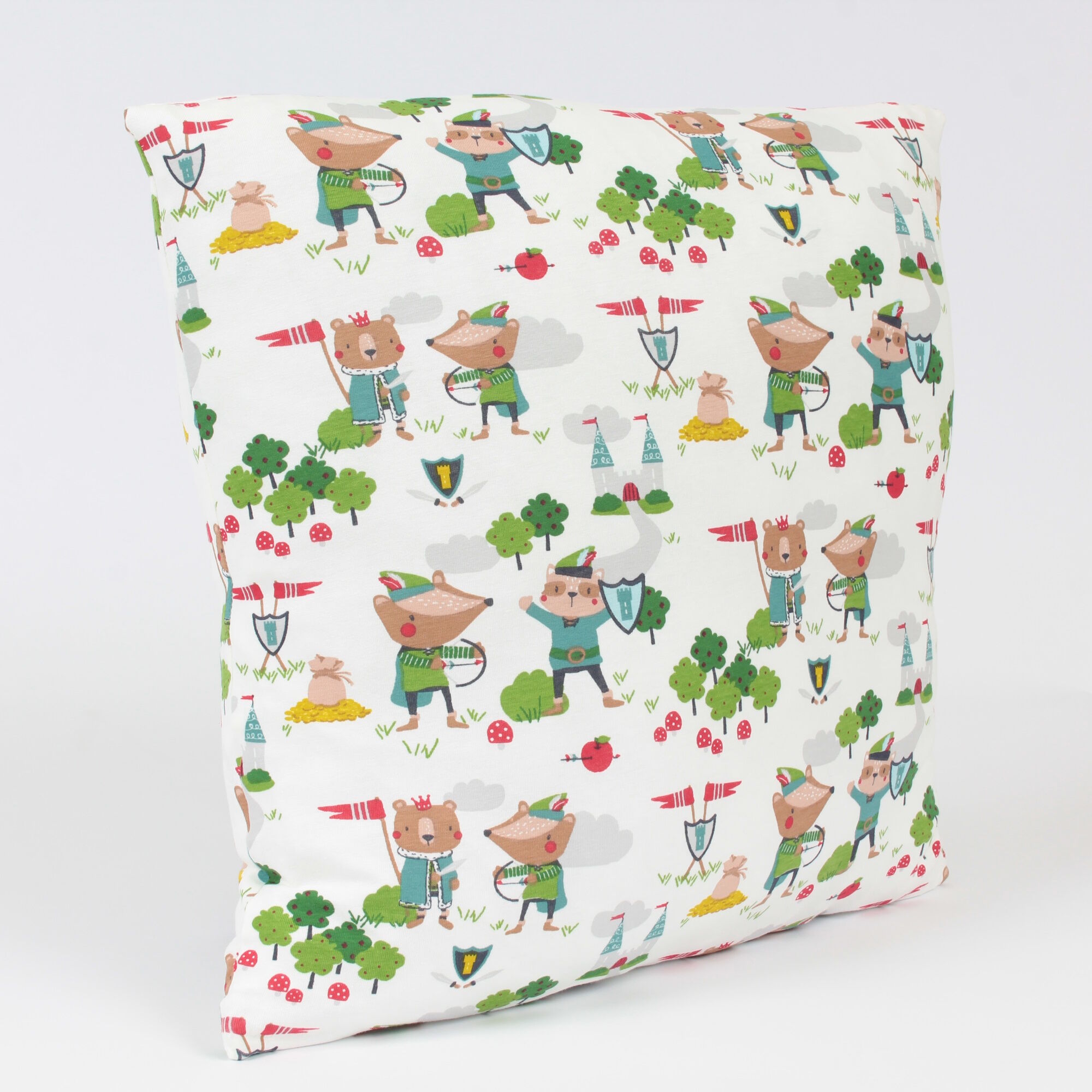 Kissenbezug 40x40 cm Abenteuer Maus Jersey