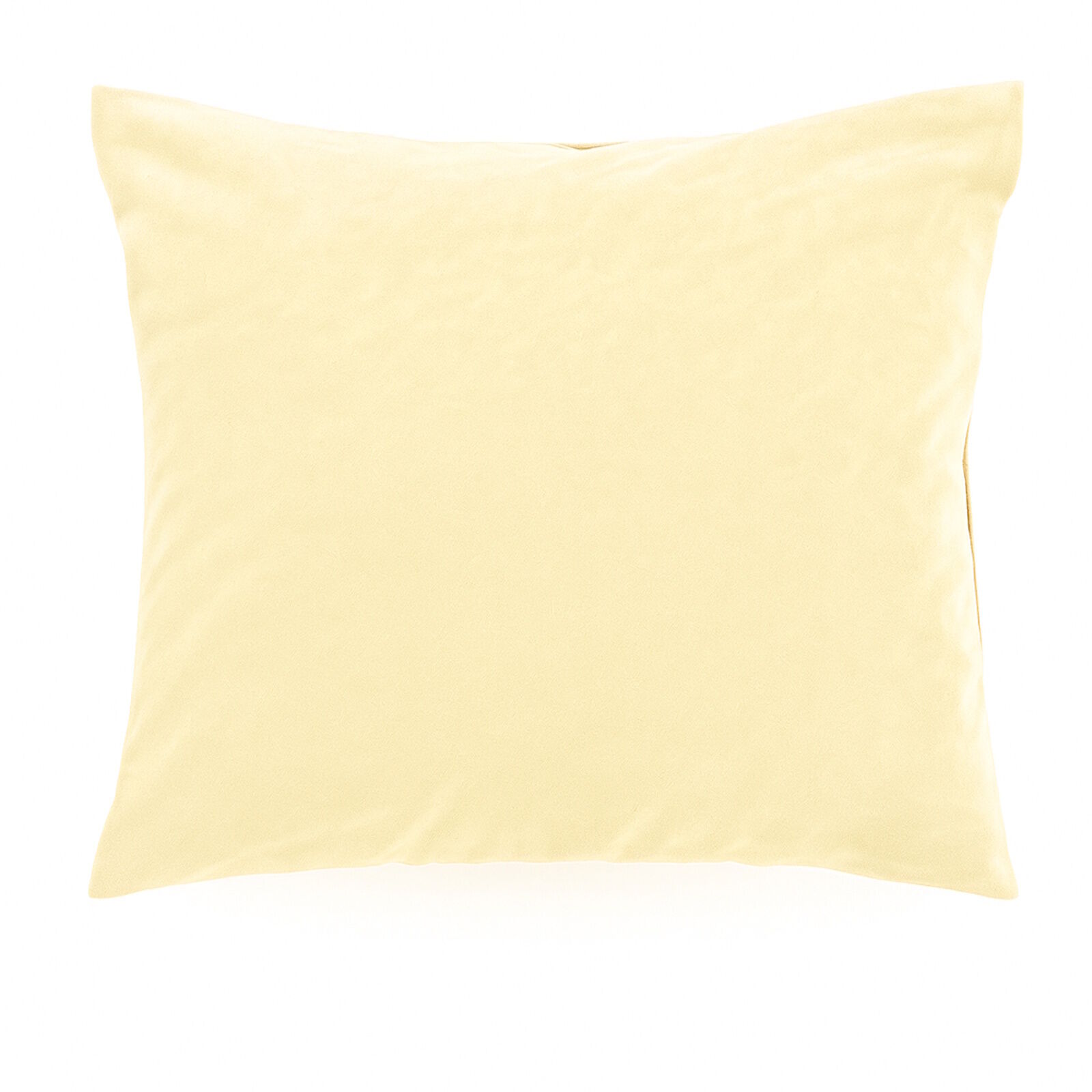 Kunstleder Kissenbezug Creme