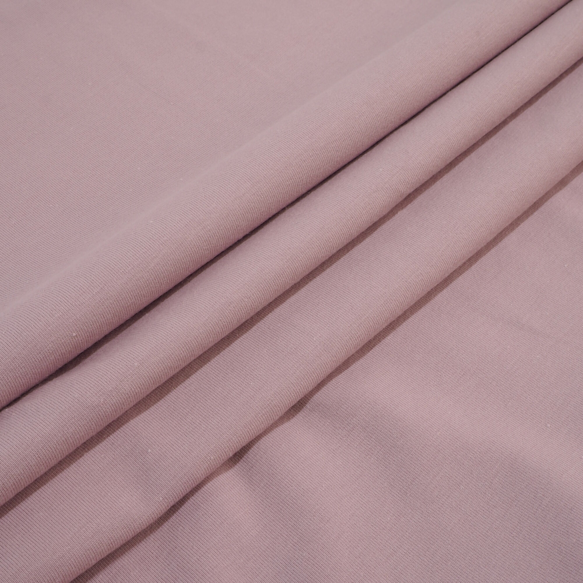 Stoff Meterware Uni Mauve Jersey