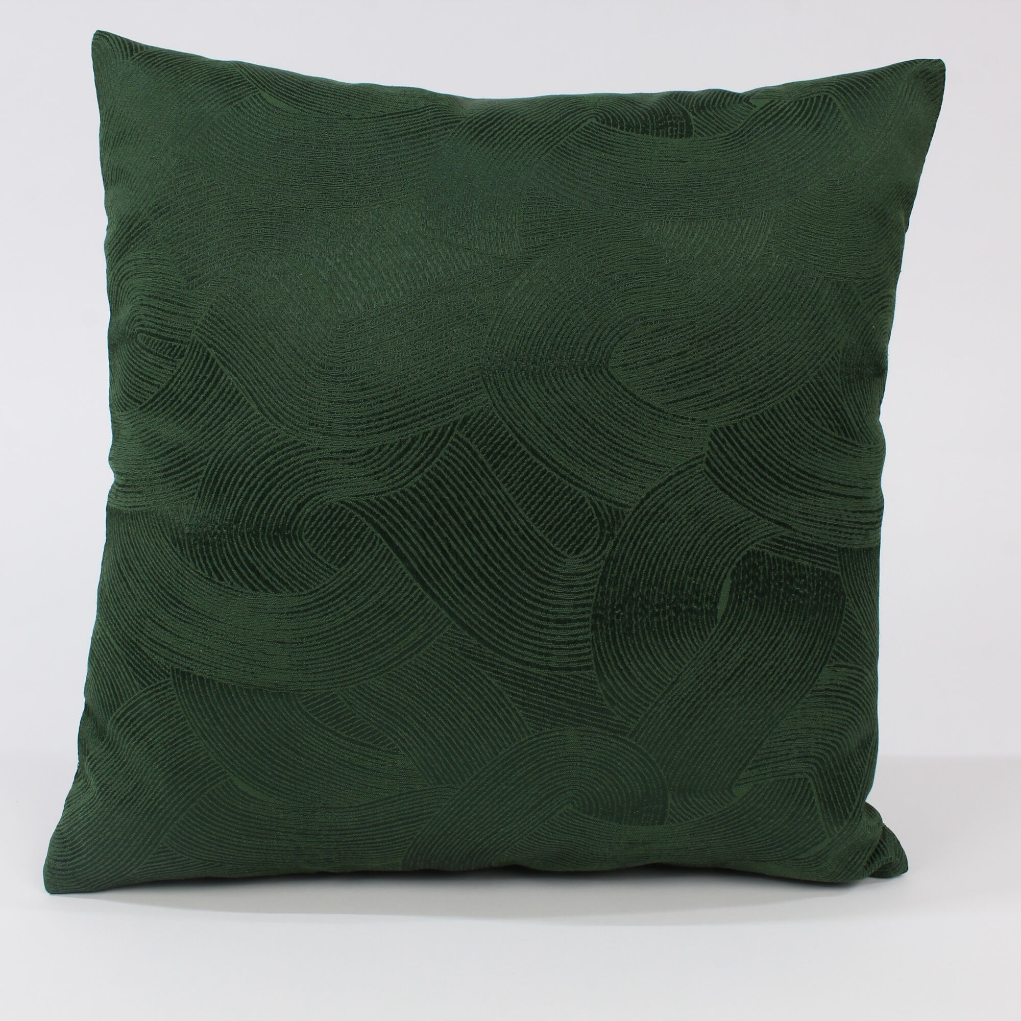 Kissenbezug 30x30 cm Struktur Kreis Grün