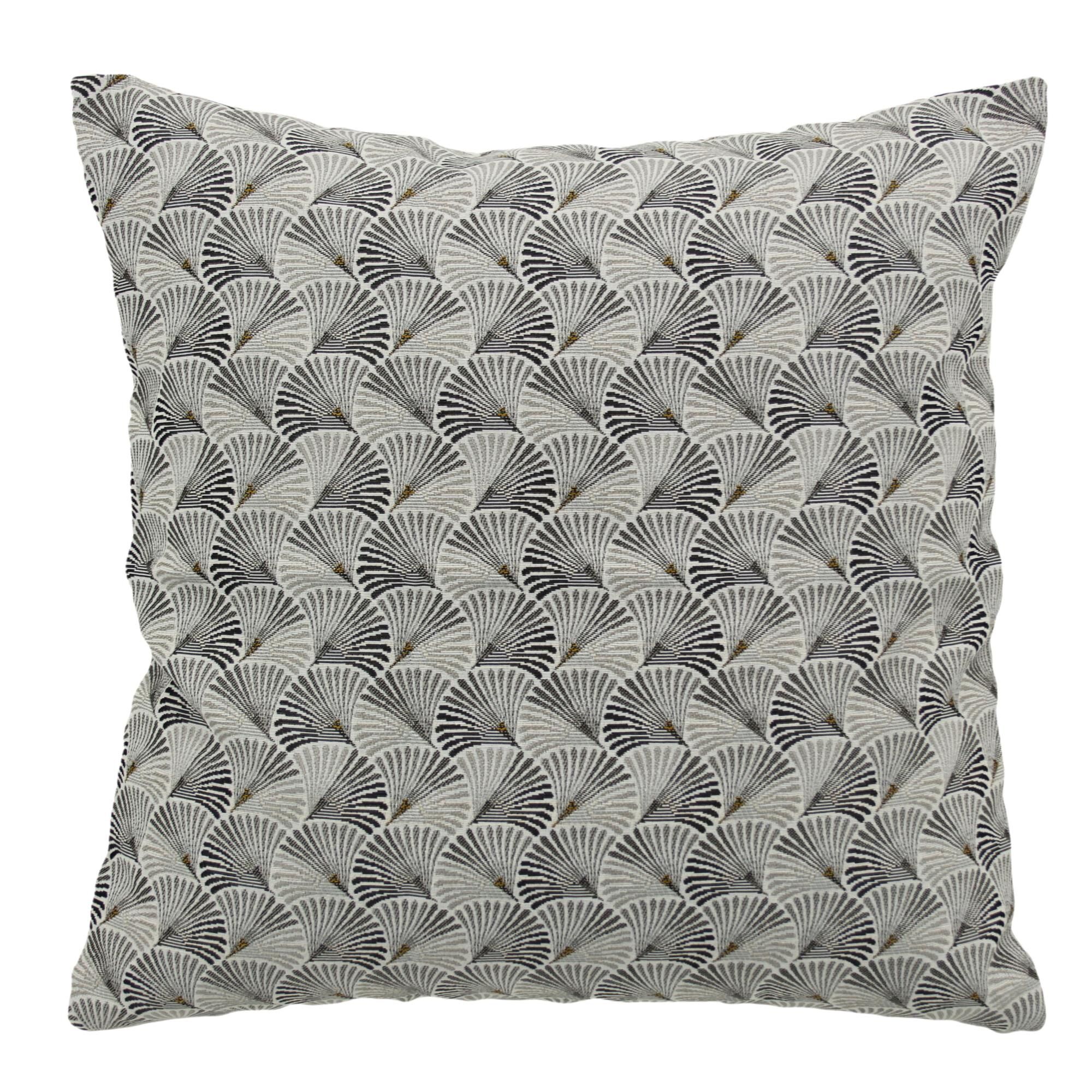 Kissenbezug Pfau - 40x40 cm - Silber