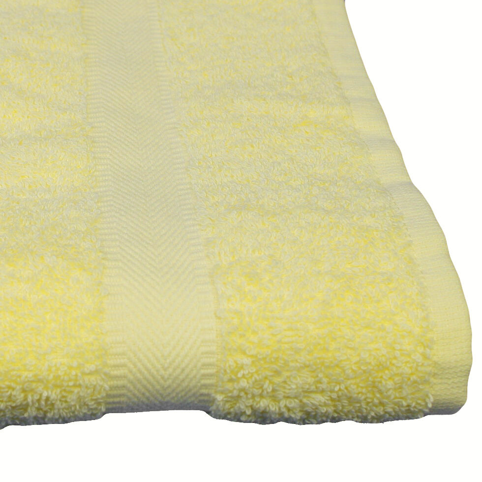 Handtuch 50x100 cm Borte Gelb