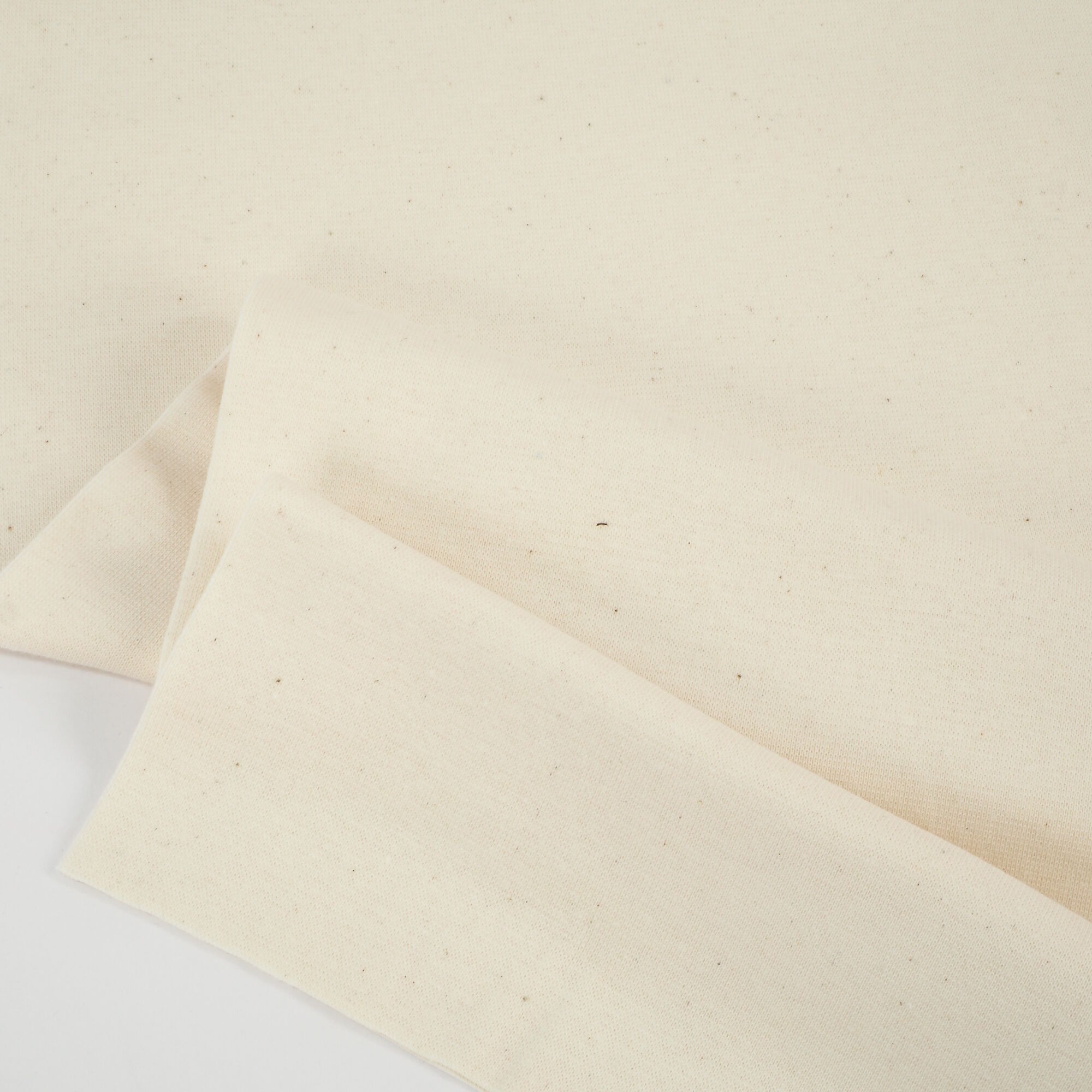 Bündchenstoff Meterware Uni Natur