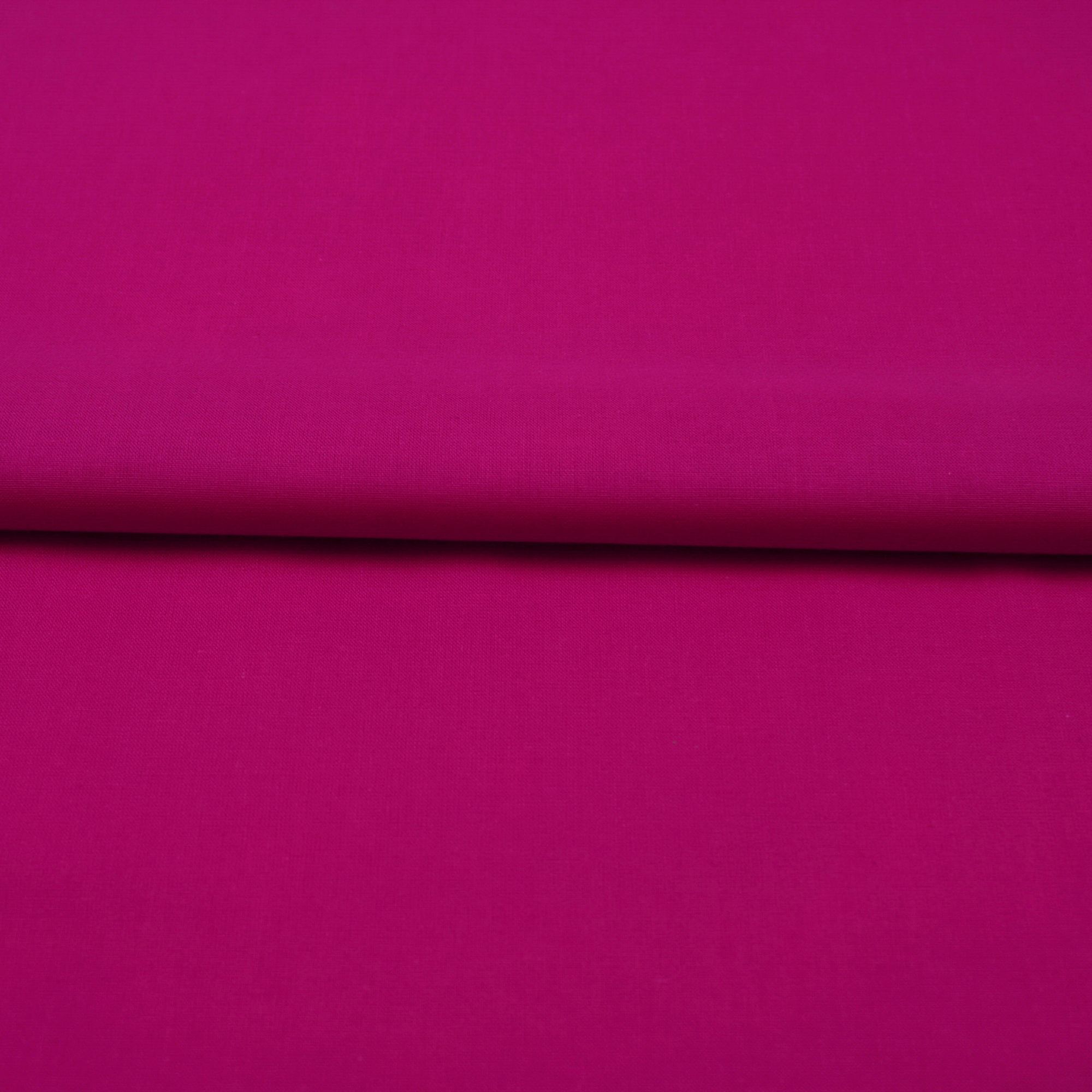 Stoff Meterware Baumwolle Linon Uni 5 Meter-Pink