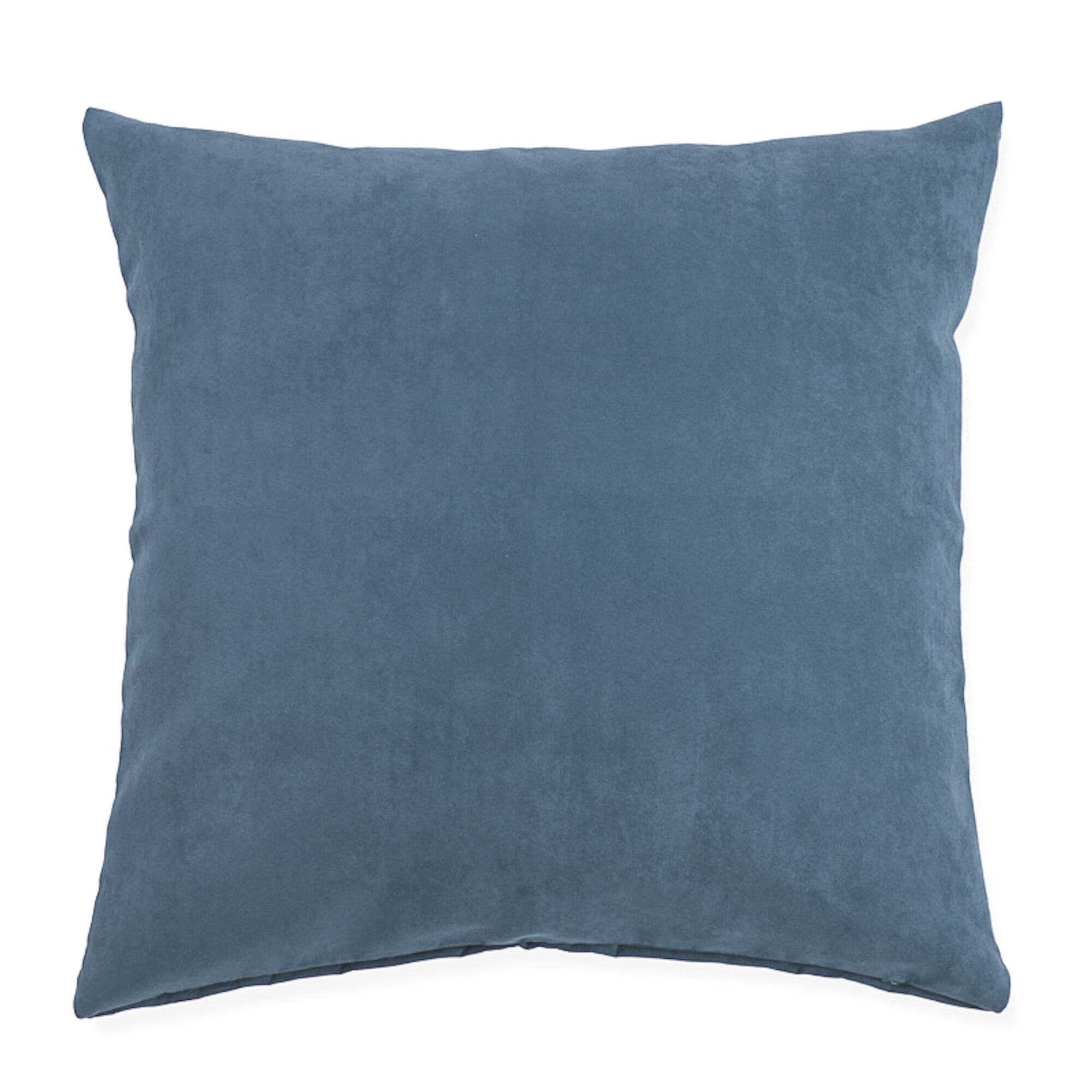 Kunstleder Kissenbezug Fernblau