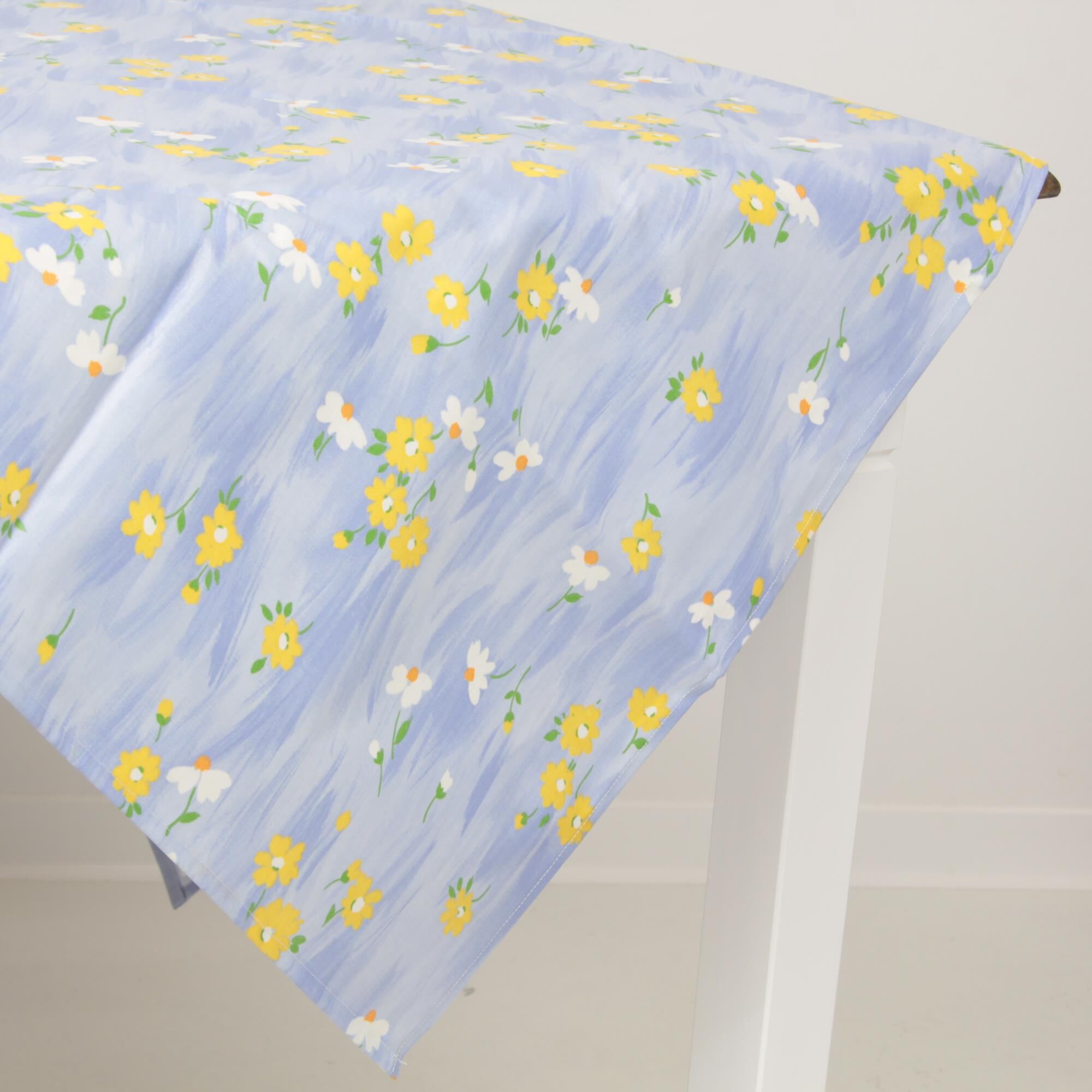 Outdoor Tischdecke 130x130 cm Blumen Margeriten