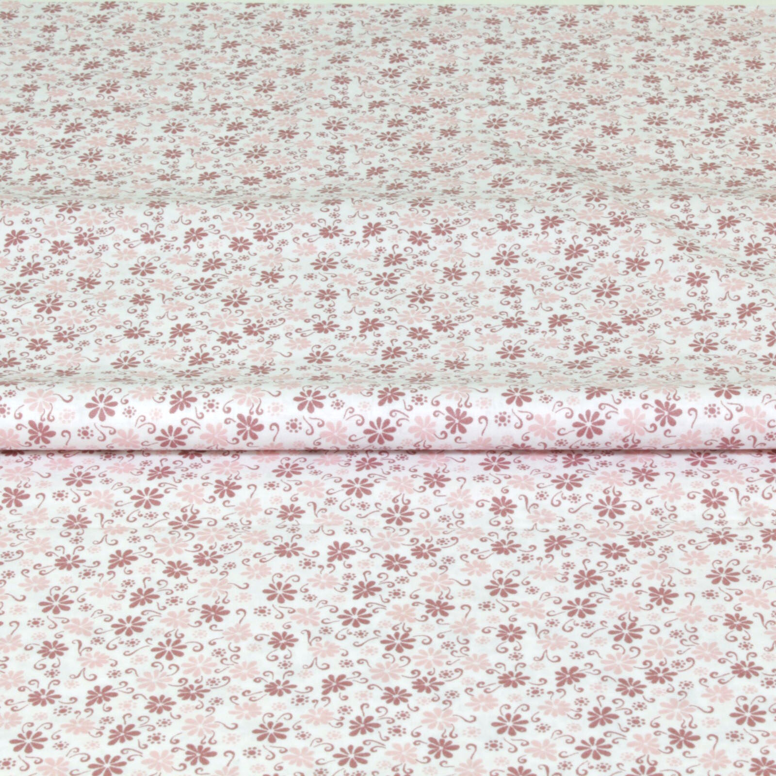 Stoff Meterware Blumen Lilla Rosa
