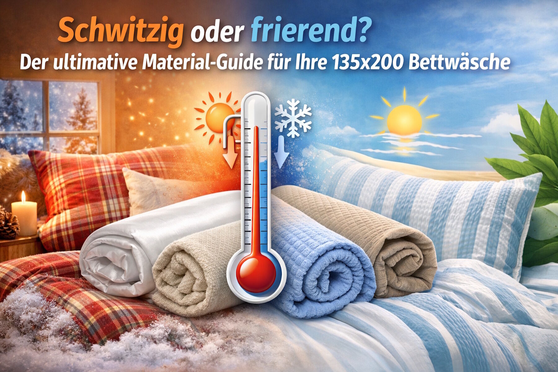 Schwitzig oder frierend? Material-Guide für Bettwäsche 135x200