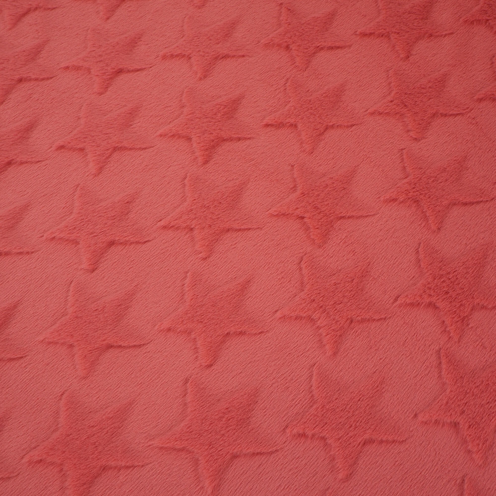 Kuschel Fleece Stoff Altrosa Sterne