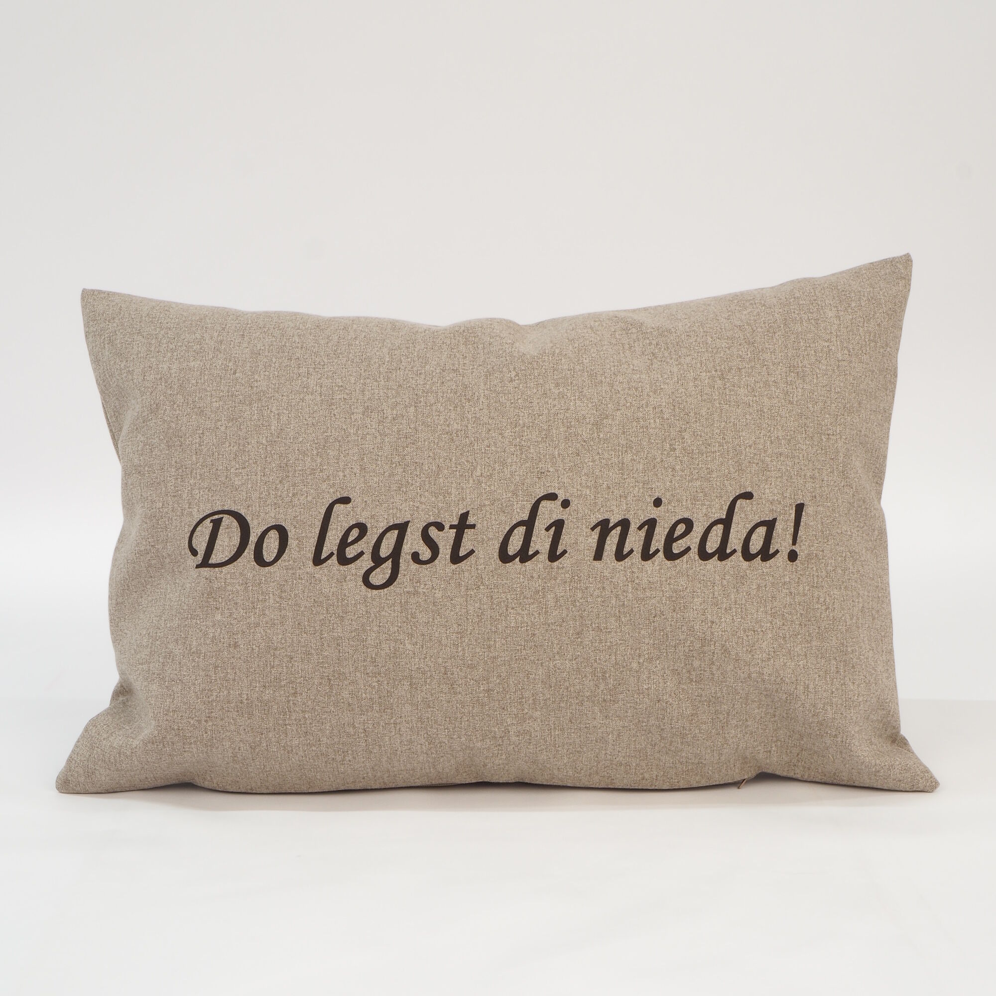 Kissenbezug 40x60 cm "Do legst di nieda!" Mikrofaser
