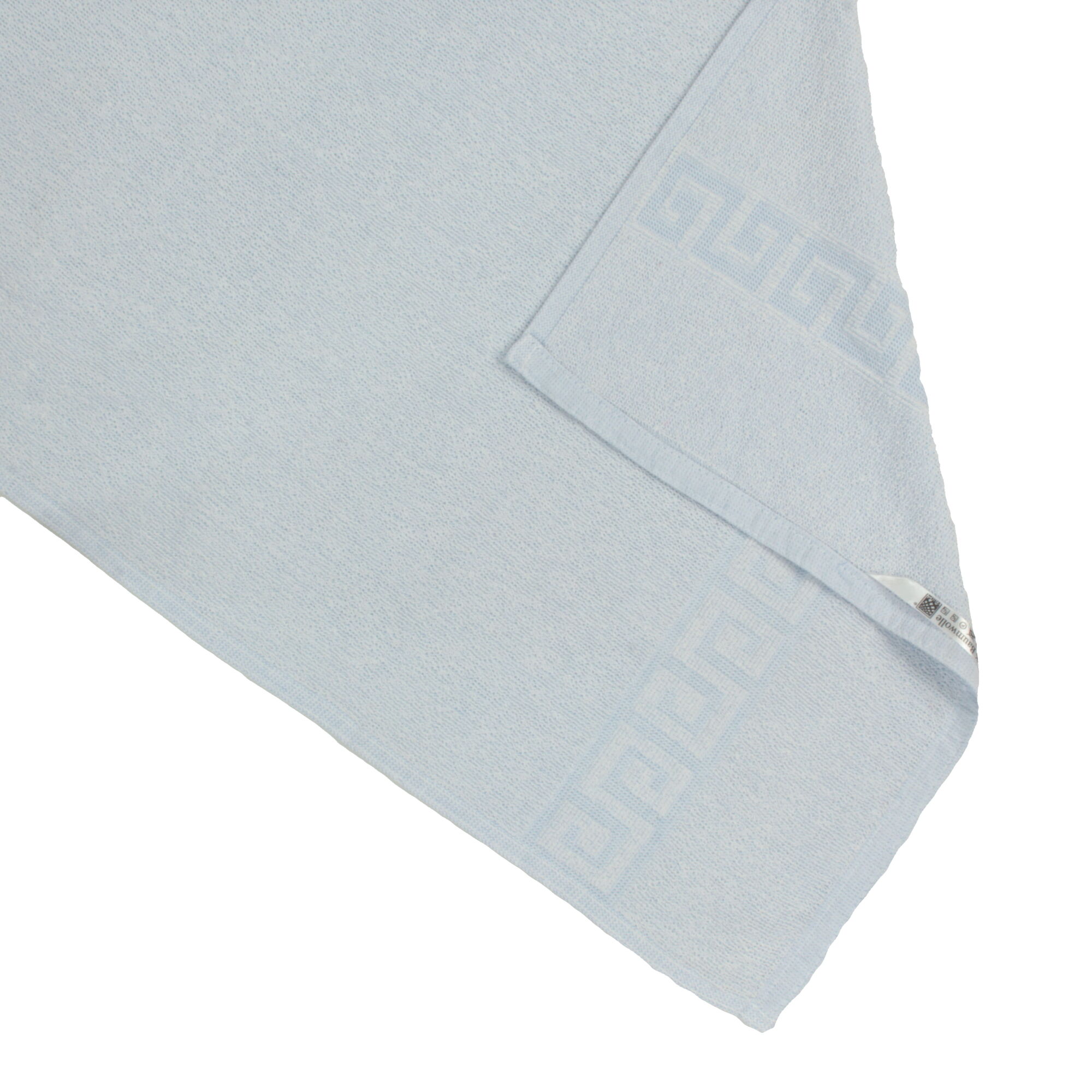 Handtuch 50x100 cm Griechische Bordüre Blau
