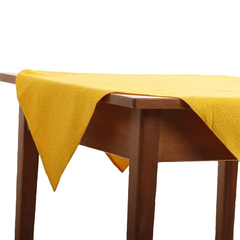Tischdecken 90x90 cm Uni Gelb Polyester