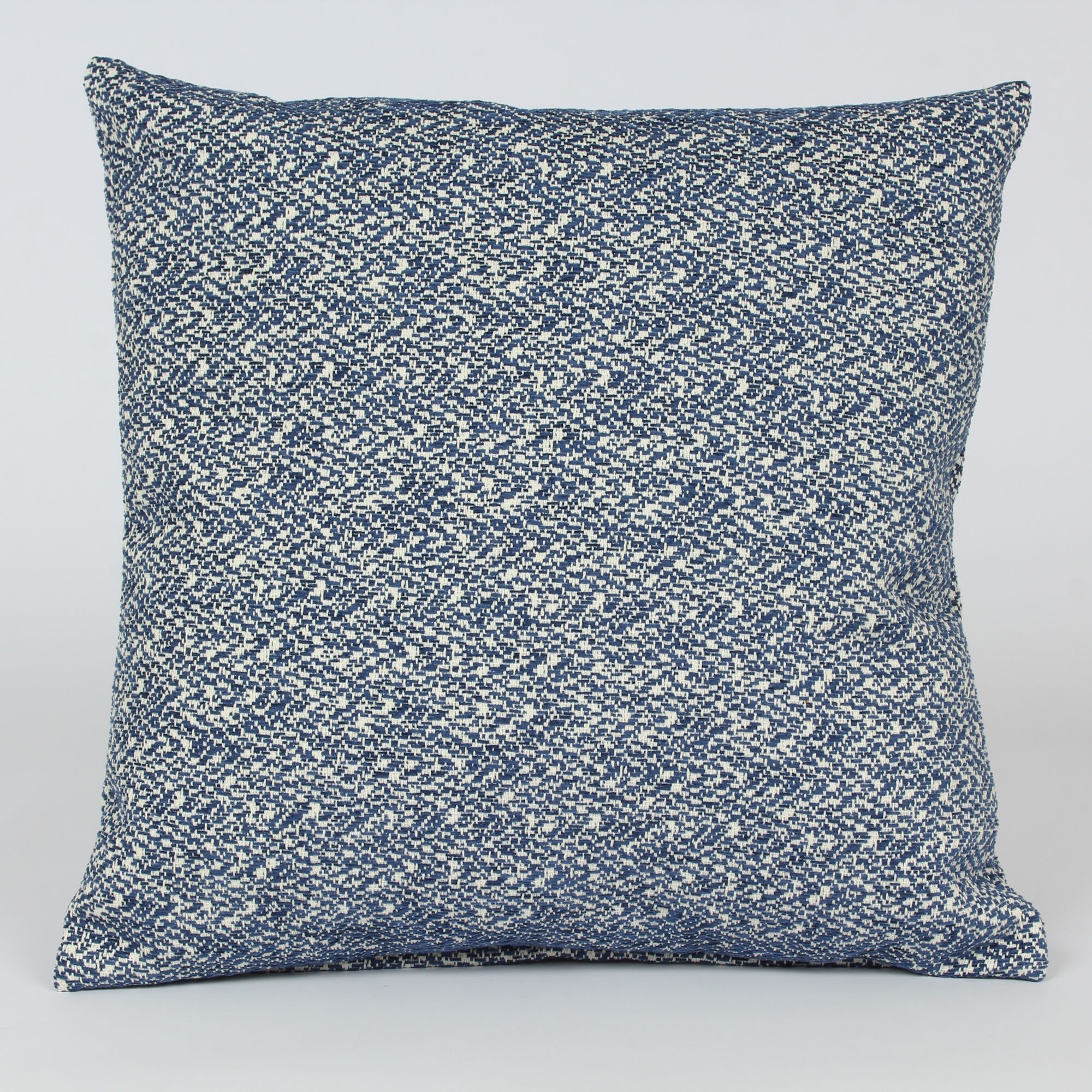 Kissenbezug 30x30 cm Milan Blau Meliert Bezugsstoff