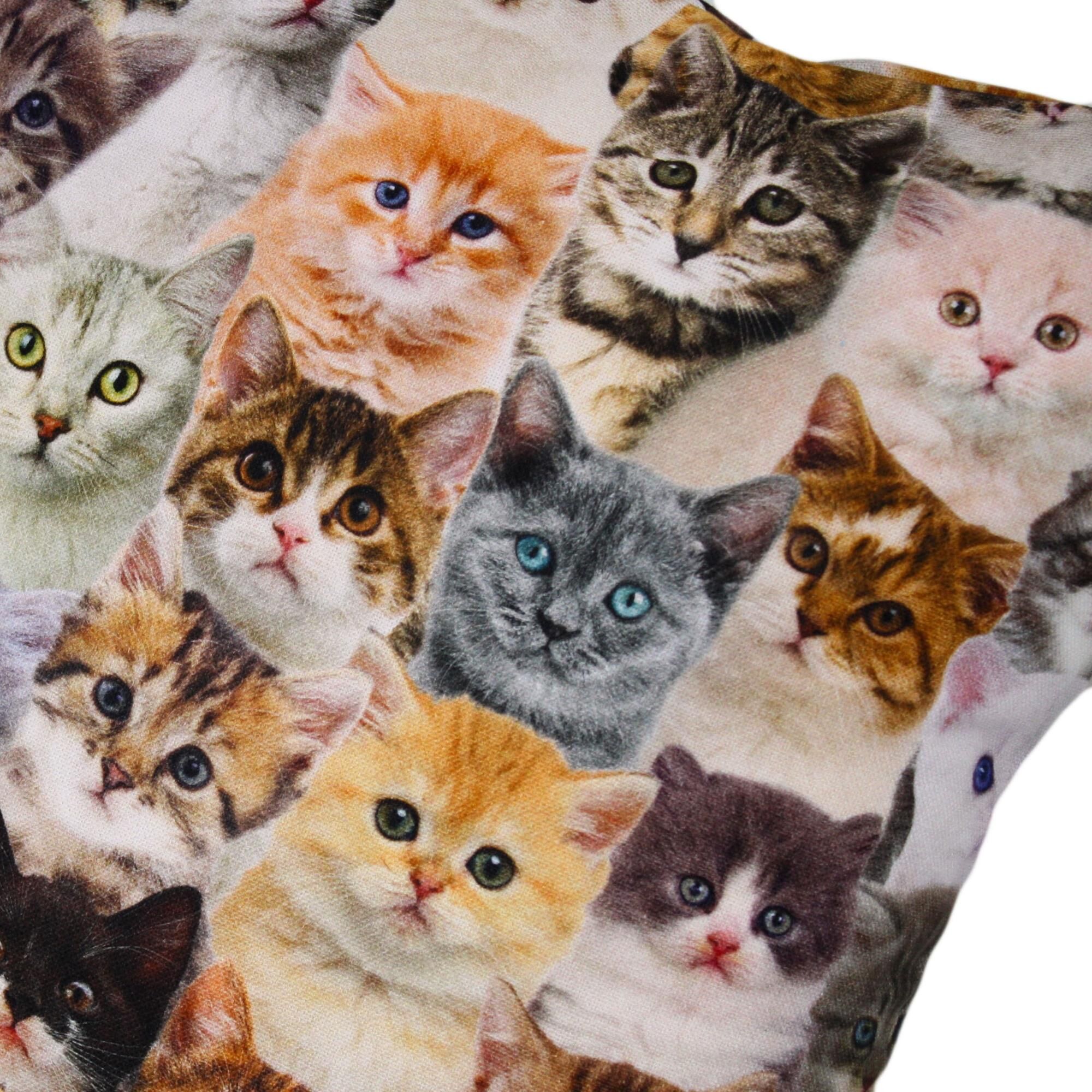 Kissenbezug Katzen Kinder Baumwolle-30x30 cm