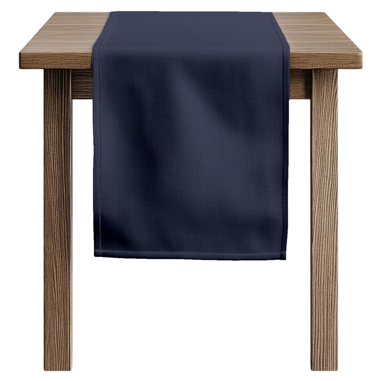 Tischläufer Uni Toledo-40x150-Marine Blau
