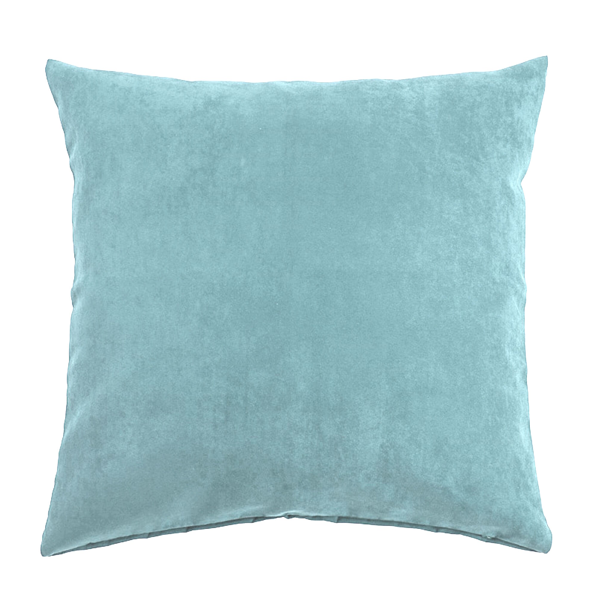 Kunstleder Kissenbezug Hellblau