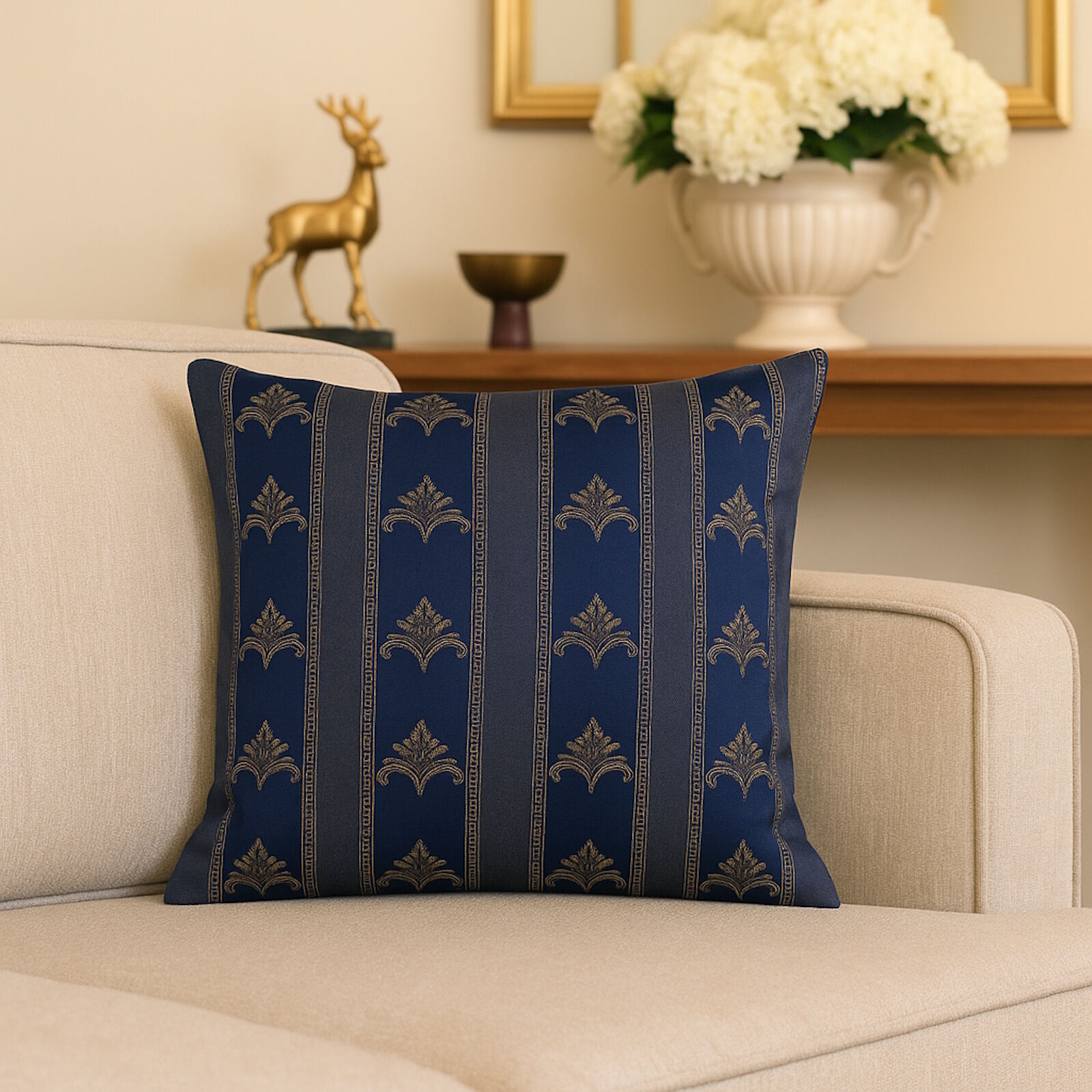 Kissenbezug 40x40 cm Imperio Marine Blau