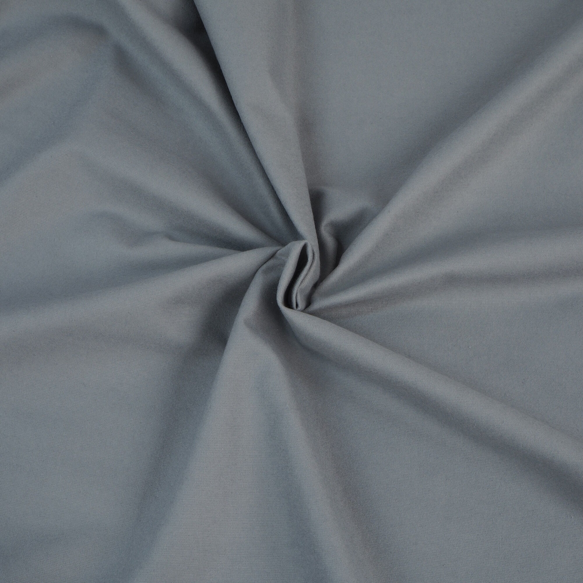 Flanell Stoff Grau Anthrazit