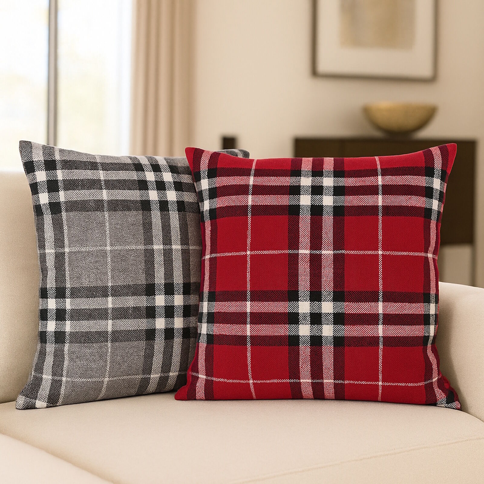 Kissenbezug Kalis Karo