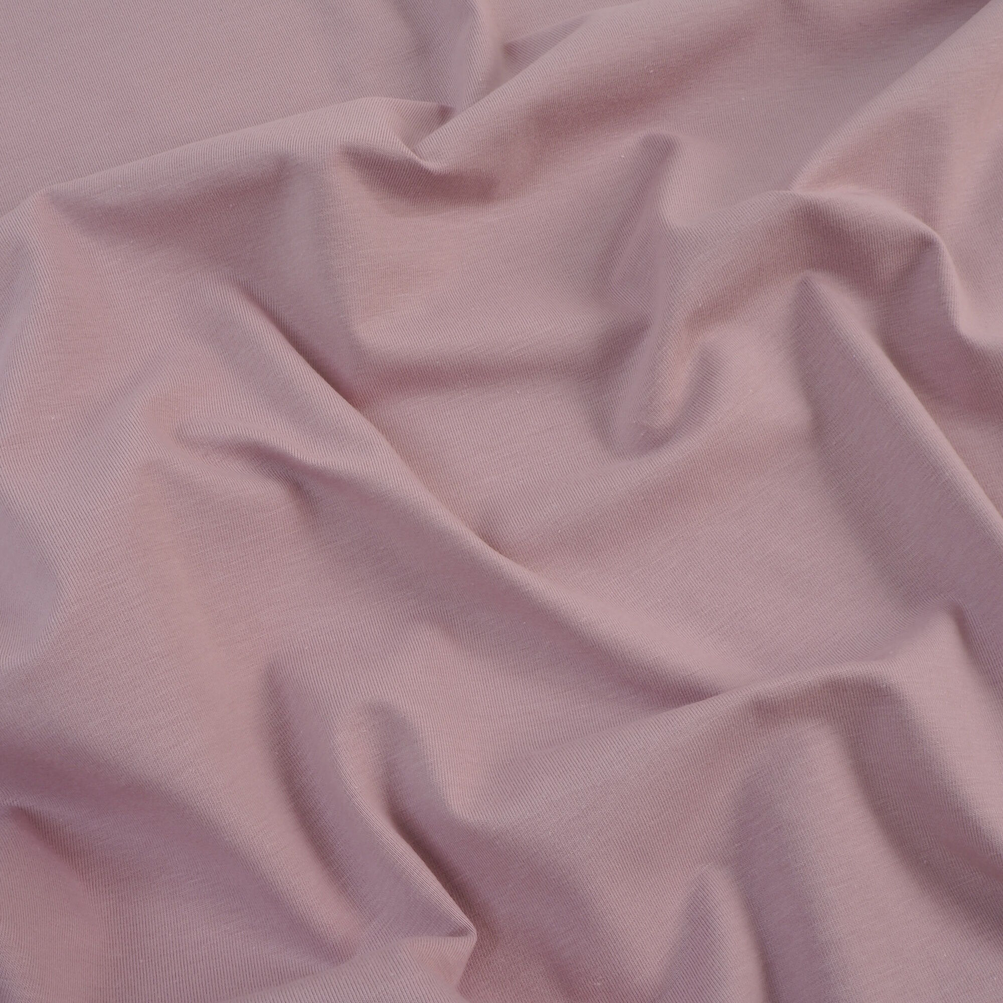 Stoff Meterware Uni Mauve Jersey