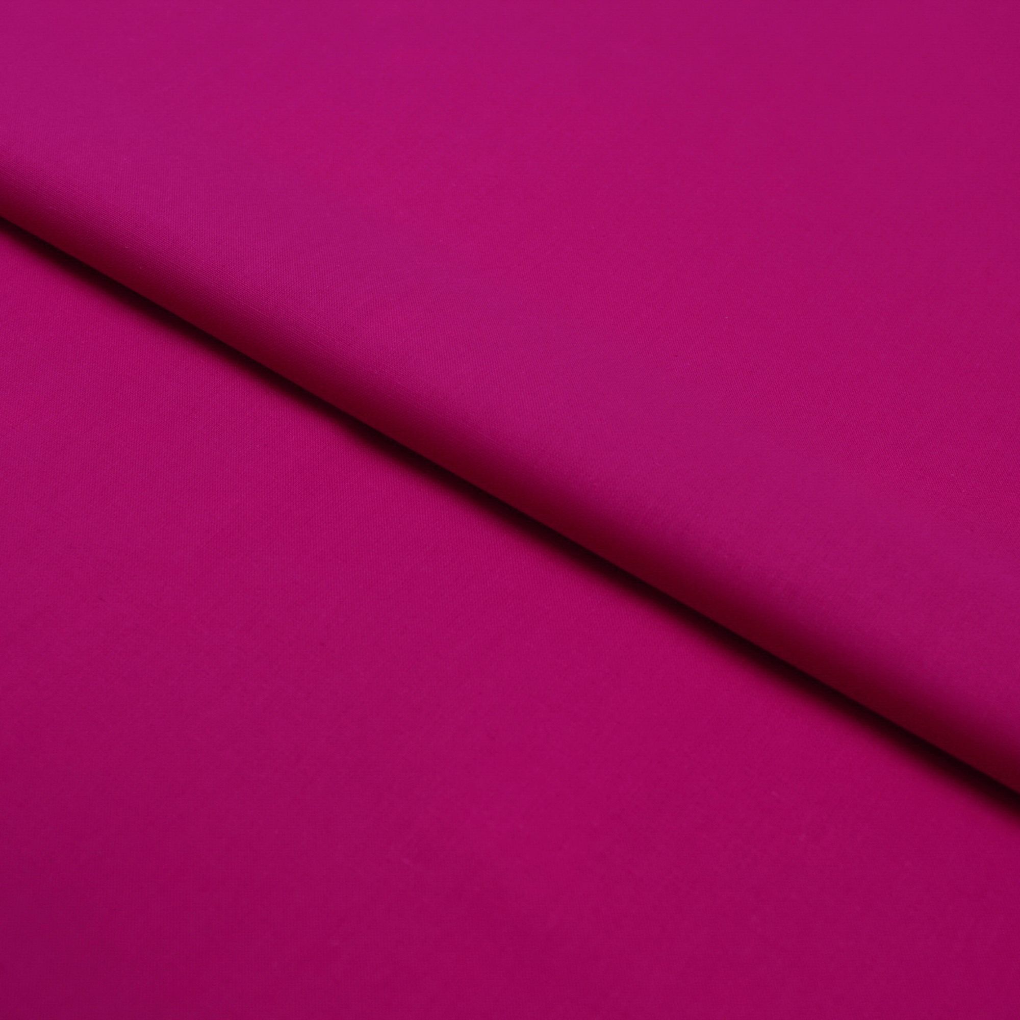 Stoff Meterware Baumwolle Linon Uni 5 Meter-Pink