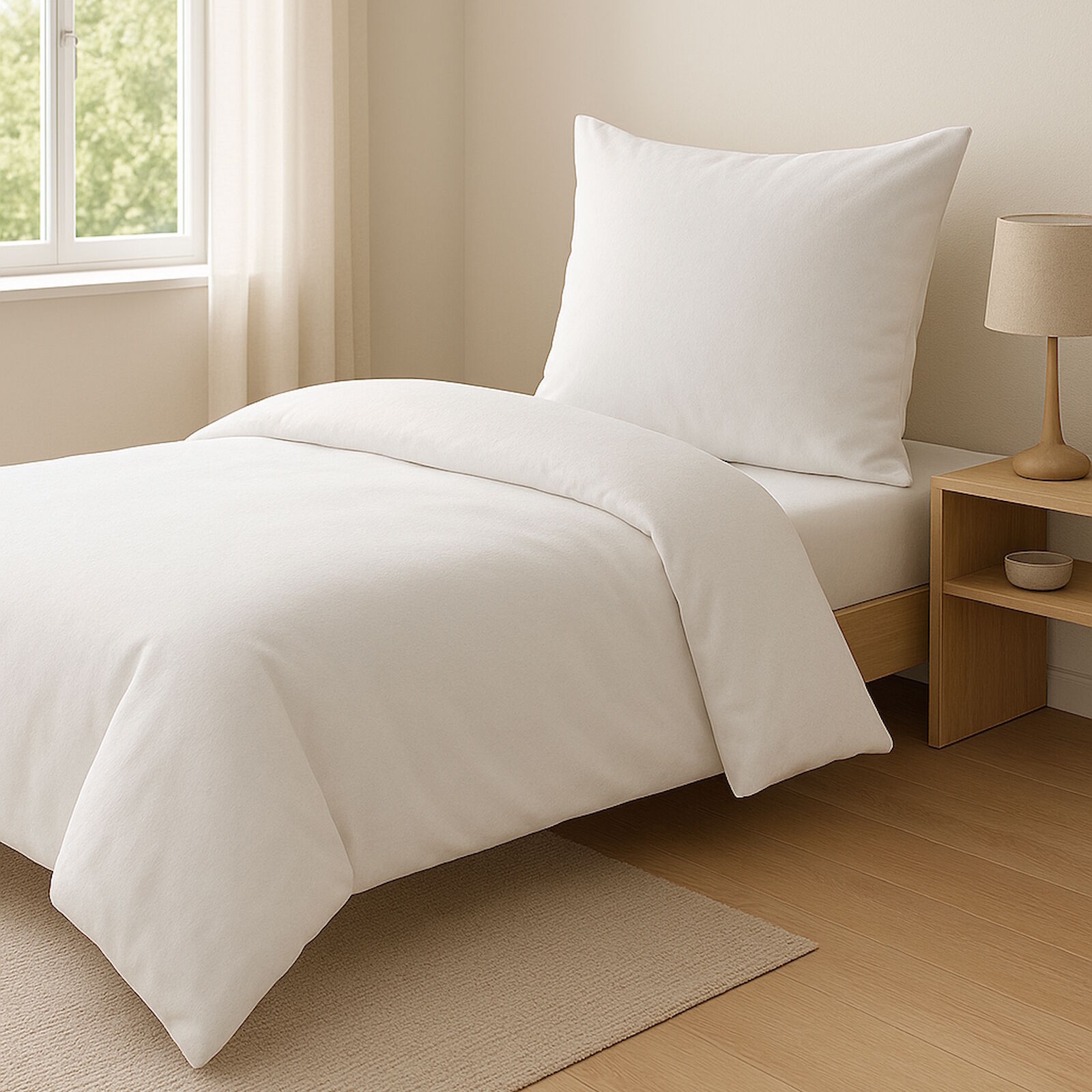 Biber Bettwäsche Weiß