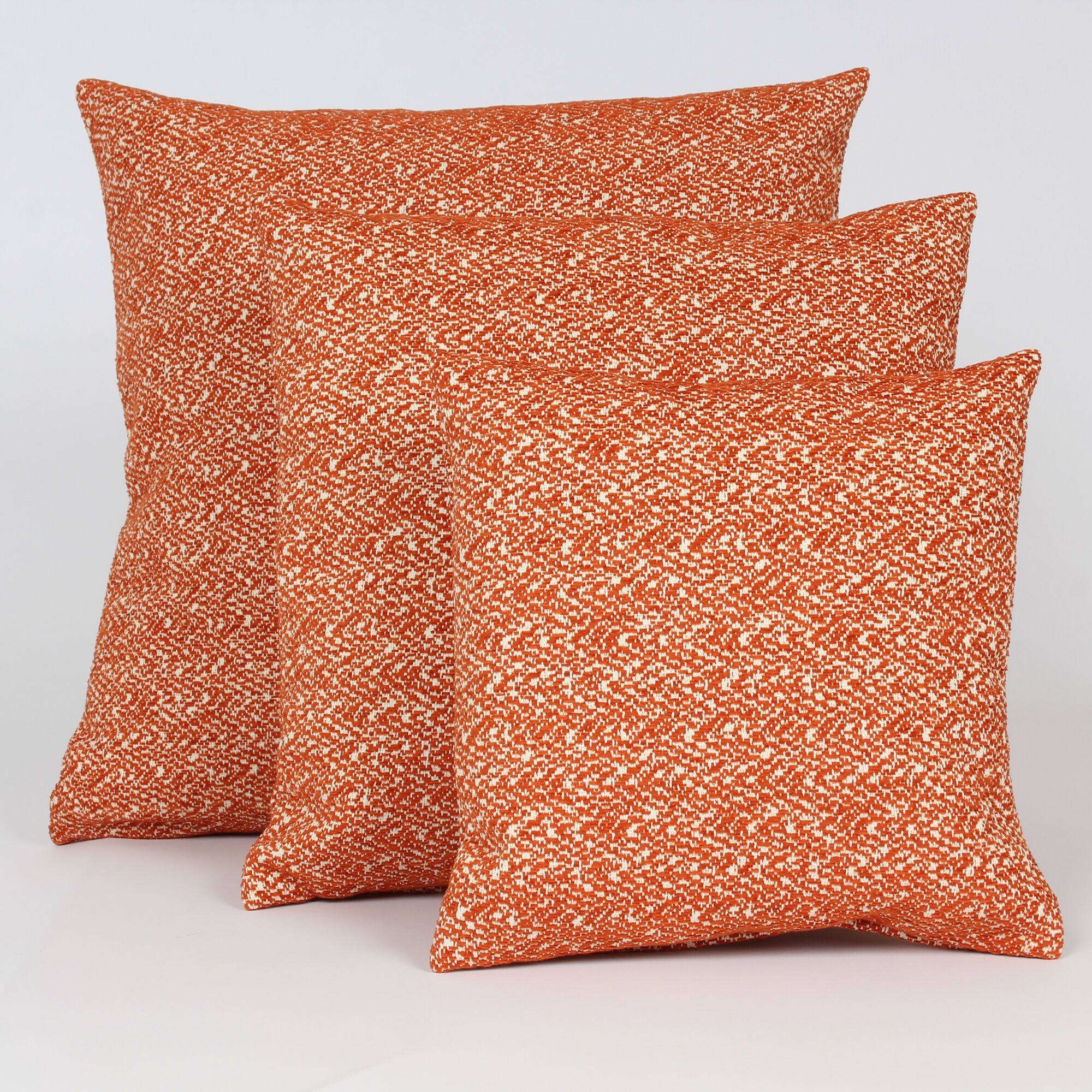 Kissenbezug Milan Orange Meliert Bezugsstoff