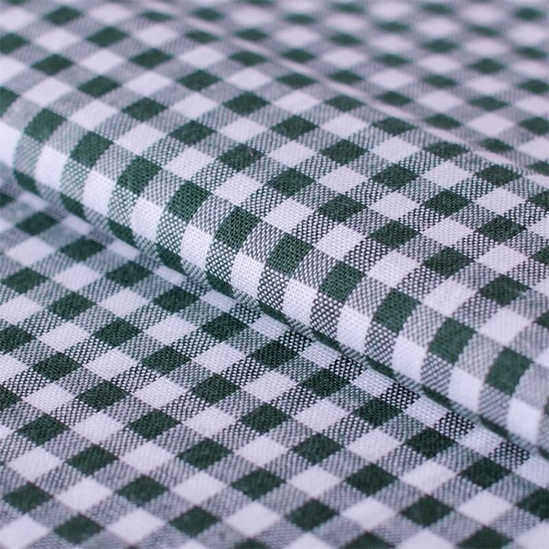 Stoff Meterware Karo 5x5 mm Dunkelgrün