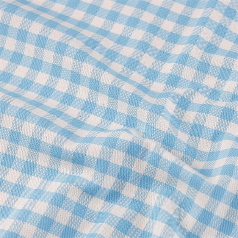 Polsterstoff Karo 1x1 cm Türkis