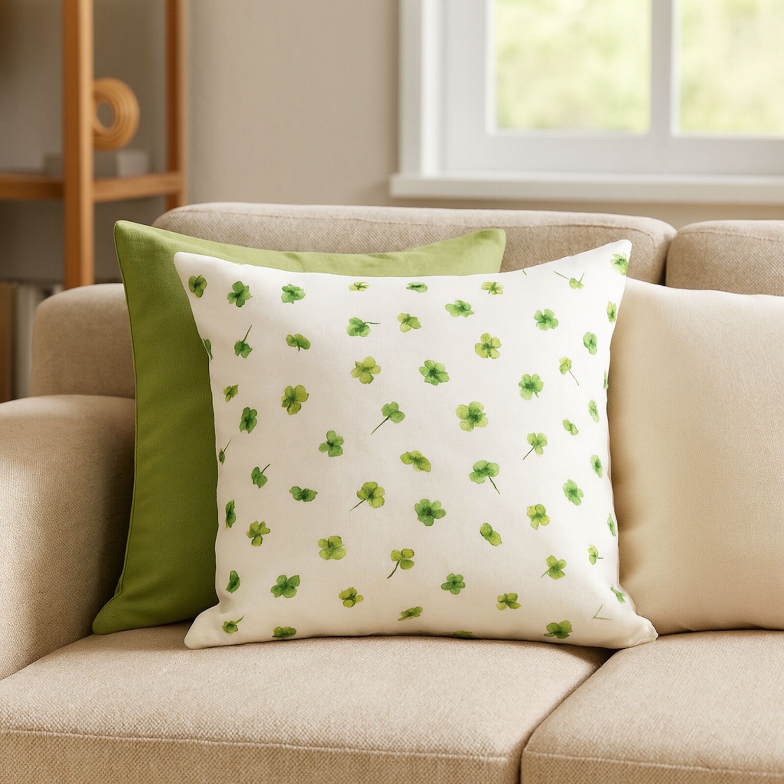 Kissenbezug Kleeblatt