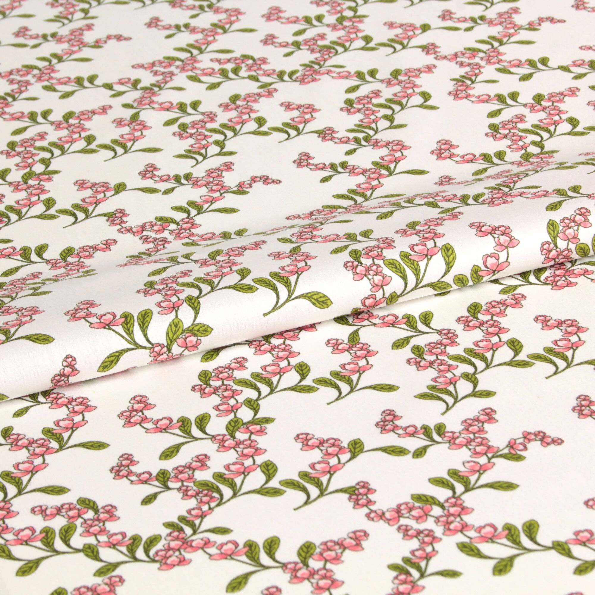 Stoff Meterware Blumen Blüten Fiona Baumwolle