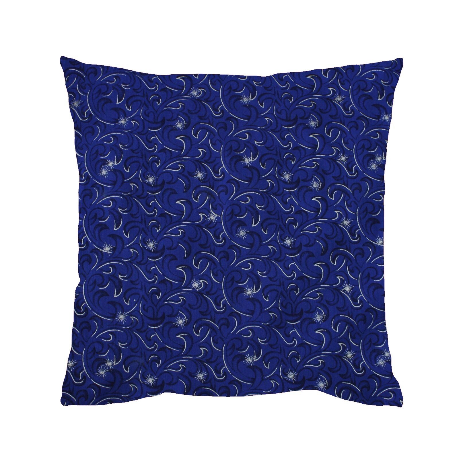 Weihnachts Kissenbezug 40x40 cm Sterne-Blau