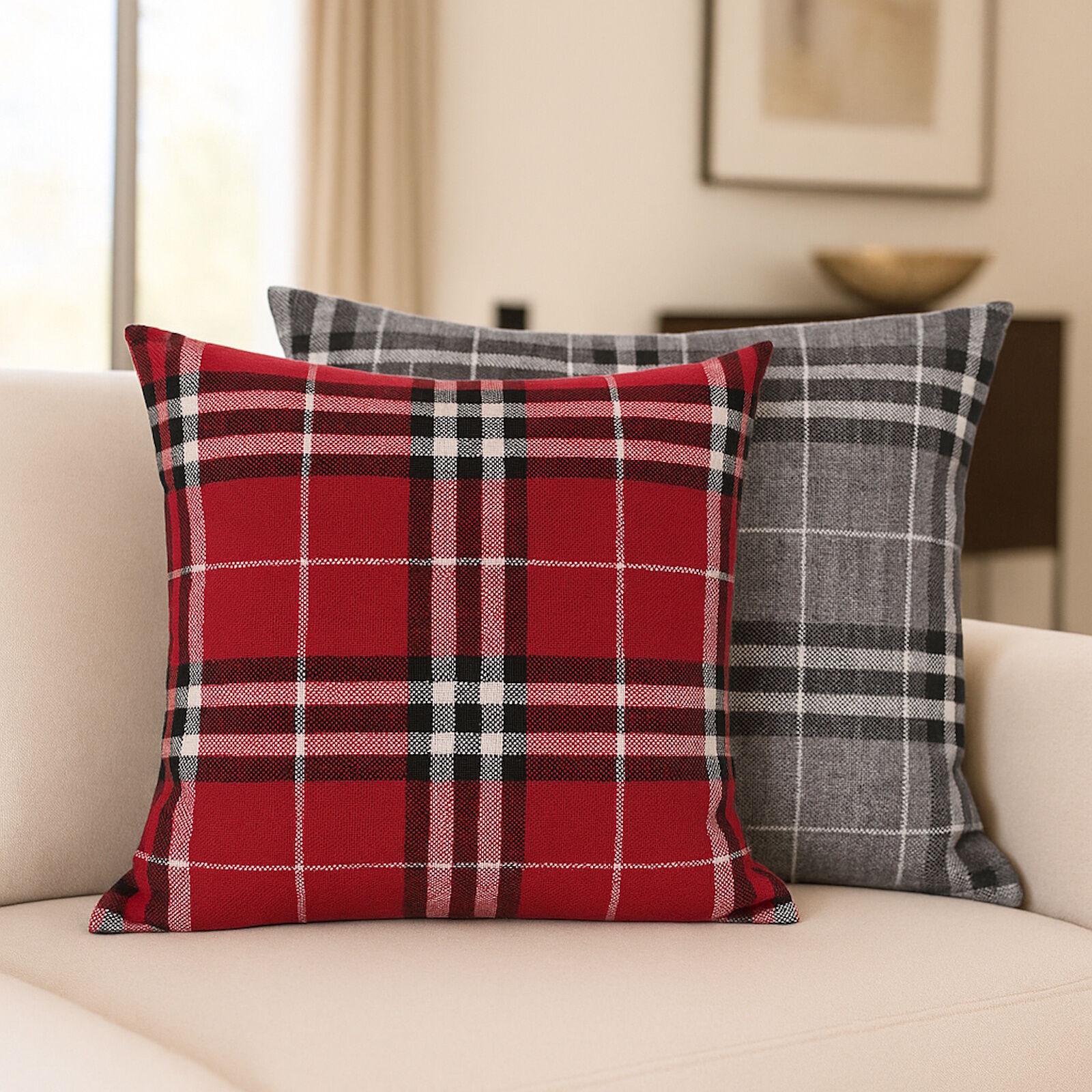 Kissenbezug Kalis Karo