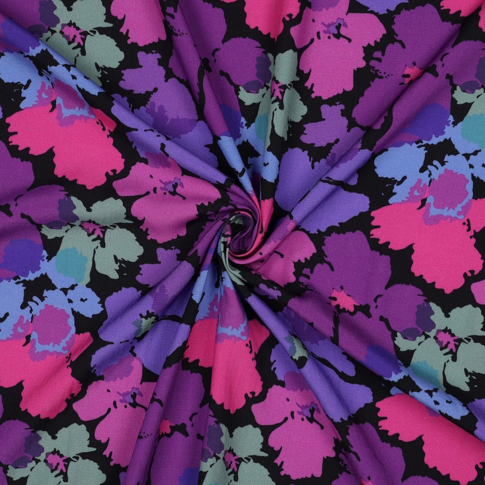 Blumen Stoff bunte Blüten